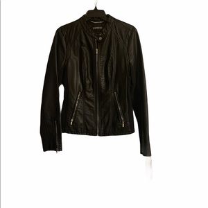 Women’s fashion leather jacket size large